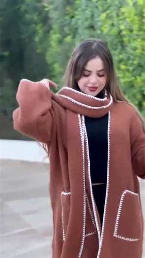 23K views · 565 reactions | Gilet style manteau + cache col❤殺 taille standard Tissu: Laine❤️ | Avanta | Facebook