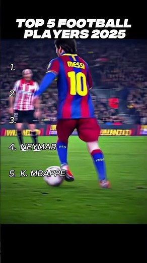 Football’s Elite: Top 5 Players to Watch in 2025 👀🏆