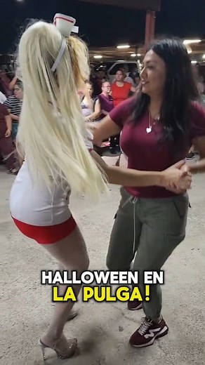 Pobre Ana Franco, hoy sí le falló la suerte. Terminó bailando con la más fea, la temida Enfermera 956. ¡Parecía Halloween en la pulga! #AnaFranco #LaPulgaDeÁlamo #bronco956 #gonzalovazquez | Los Famosos 956