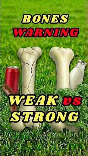 Shocking Difference: Strong vs Weak Bones