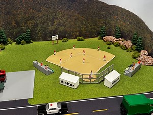 HO Scale Baseball Diamond Kit - Etsy