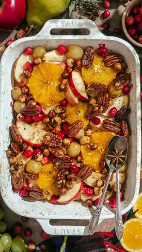 1.5K views · 26 reactions | Winter fruit, nuts, butter, and warm...