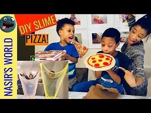 DIY Slime Pizza | Making Food Out of Slime | How to Make Slime