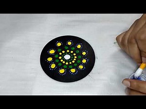 Easy Dotted Mandala Art for Beginners | Step-by-Step Dot Art Tutorial✨ | Dot mandala art| DIY🎨