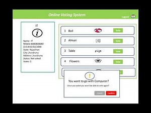 Online Voting System Project in ASP.NET CORE