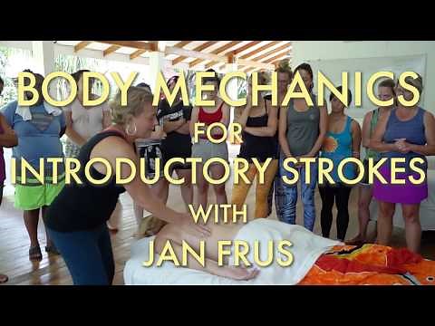 Body Mechanics for Introductory Massage Strokes
