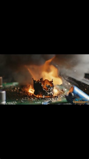 Too Much Current! This Is How a Capacitor Explodes