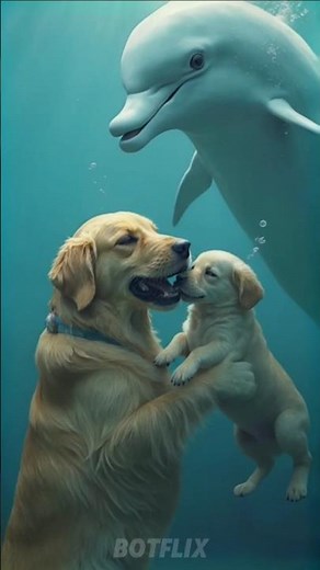 “Puppy Saved a Baby Dolphin… And the Dolphin Saved Him Back!”