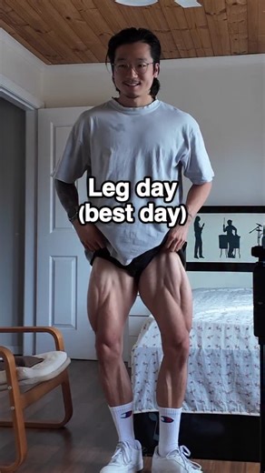 Xin Chen on Instagram: "IF YOU DON’T KNOW ALREADY, I LOVE LEG DAY !!!! YEAAAAAHHHHHHH 💪 . #legday #legdaymotivation #legworkout #legdayworkout #gymmotivation #workoutmotivation"