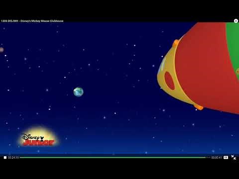 Mickey Mouse Clubhouse space Captain Donald hot dog dance and credits