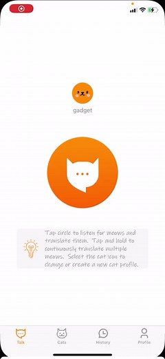 enjoy my boyfriend trying to speak cat to the cat translator #meowtalk