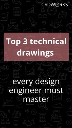 Every design engineer should master THESE 3 drawings. 📐GA. Isometric. Section.#CadworksIndia # #cad