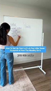 How To Set Up Your LLC's & Pay Little Taxes