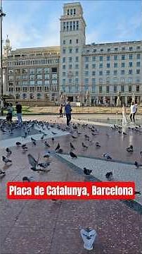 Restful Afternoon @ the Placa de Catalunya, Old Town Barcelona, Spain (2023 Iberian Peninsula Trip)