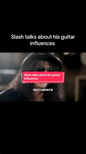 Slash talking about who influenced his guitar playing. The origins of a style everyone recognises instantly. #Slash #GuitarLegend #GunsNRoses #GNR #RockTok