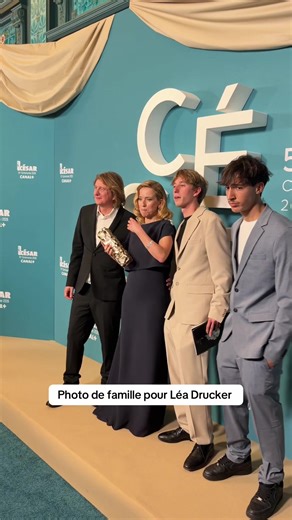 Photo de famille de Léa Drucker au César 2026