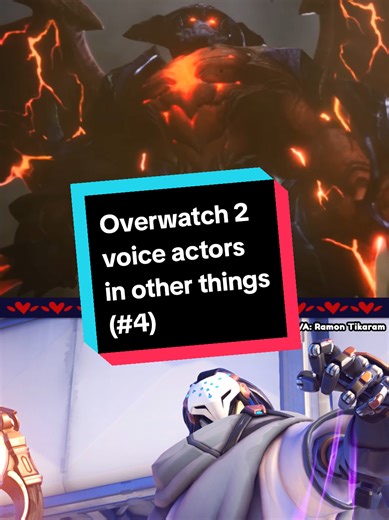 Overwatch voice actors in other things!! #overwatch #ow2 #overwatchtiktok #overwatchclips #uselessfacts