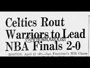 1964 NBA Finals Game 2 San Francisco Warriors @ Boston Celtics