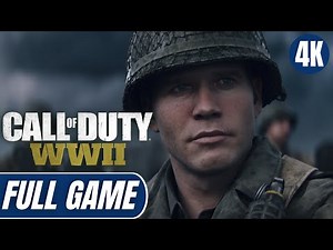 CALL OF DUTY WWII Full Game Gameplay (4K 60FPS) Walkthrough No Commentary