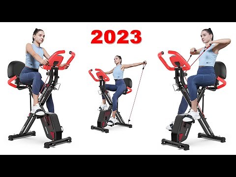 🌟 Folding Exercise Bikes 2023 | Pooboo, YOSUDA, BARWING, ATIVAFIT, HITO Upright Indoor Cycling Bike