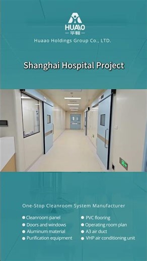 Hospital Operating Room Project · One-Stop Cleanroom Material Solution #cleanroomconstruction
