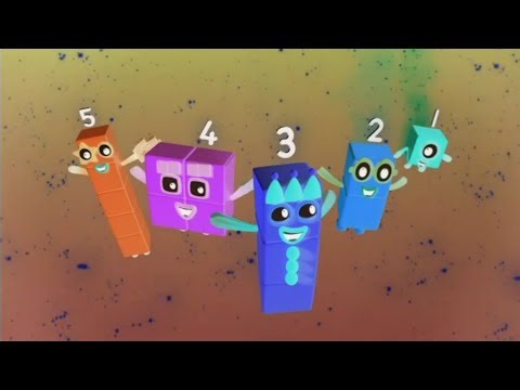 Number blocks intrologo effects| by KineMaster