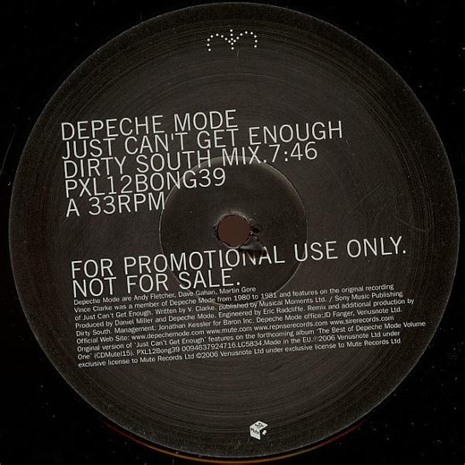Depeche Mode - Just Can't Get Enough / Personal Jesus
