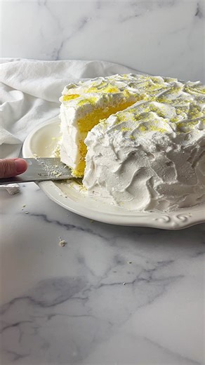 8.9K views · 229 reactions | The struggle is real!  But the cake is AMAZING! Find the recipe for The Best Lemon Cake from Scratch on my blog. Link in bio.#Lemoncake #cake #recipe https://www.momlovesbaking.com/best-lemon-cake-from-scratch/ | Mom Loves Baking | Facebook
