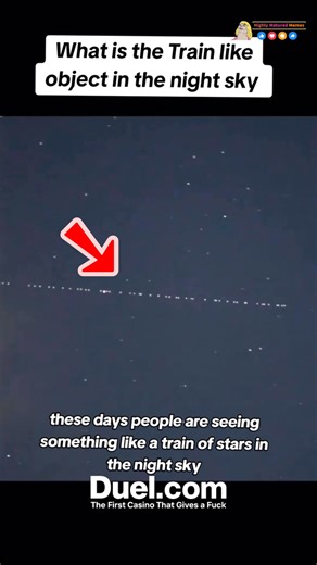 Highly Matured Memes | ✨ Ever spotted that mysterious train-like object moving across the night sky? 🚂🌌 It’s not a UFO — it’s Starlink satellites passing... | Instagram