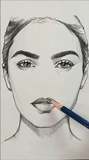 Pencil sketching tutorial for bigganers. #shorts #sketch