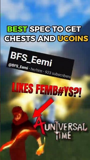 BEST Spec for Chest Farming in AUT #auniversaltime #roblox