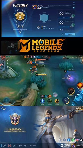 Granger's legendary highlights 🔥 #MLBB | ELMO DAM GAMES