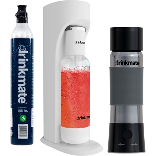 Drinkmate OmniFizz & InstaFizz Combo Pack, Sparkling Water and Soda Ma
