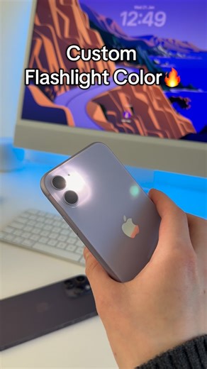Julian | Custom Flashlight Color🔥 . . . . . #Tech #iPhone #iPhonetricks | Instagram