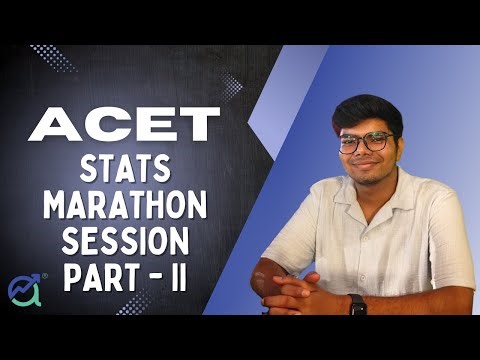 Stats Marathon Session Part 2 | ACET Exam 2026 | Devansh Dhona
