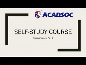 Self-Study Courses Process Training Quiz Part 2: Answer Key