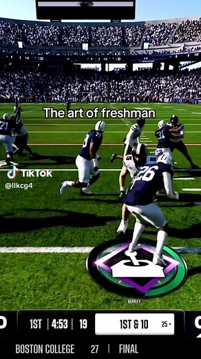 NCAA 25: The Art of Freshman Football Success
