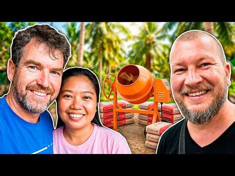 The Garage Floor is DONE! Our friend left the PHILIPPINES | ISLAND LIFE