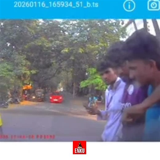 ENKU on Instagram: "This incident took place near canara college where boys crossing road found hitting vehicle which was driven by a girl. What was this behaviour?? “Harassing a woman on the road is not mischief, it’s a crime. Is Mangalore really turning unsafe for women nowadays?"