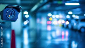 Parking garage security and monitoring with high-tech IP cameras