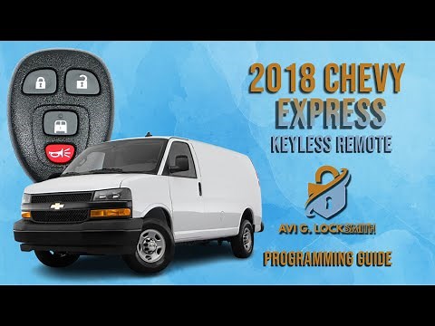 DIY: Program Keyless Entry Remote for 2018 Chevy Express | Autel KM100 Tutorial, Complete Guide.