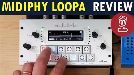 MIDIPHY LOOPA -测评//一个令人惊讶的迷你MIDI looper&&音序器