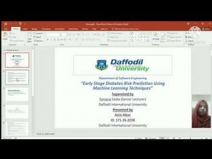 Thesis Presentation || Final Year Thesis Presentation || DIU