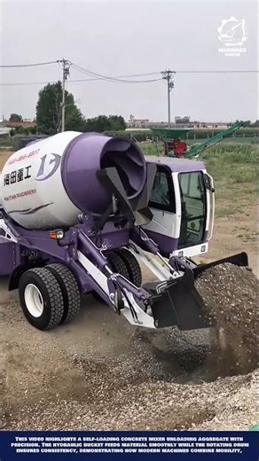 Smart and Precision Concrete Mixer Machine Innovation for rapid on-site material processing