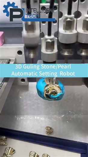 Gluing Stone/pearl Setting Machine #polyintech