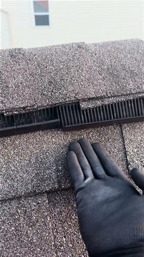 GAF Snow Country Cobra vs cheap ridge vent. The difference is obvious.