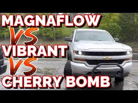 Chevy/GMC 5.3L V8 Magnaflow Race Muffler Vs Cherry Bomb Xtreme Vs Vibrant Bottle Resonator!