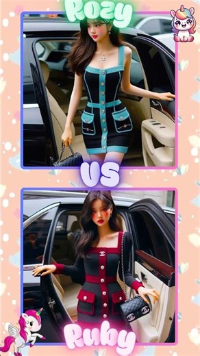 Rozy or Ruby Cute Outfit Challenge 👗✨ Hello Kurmori!