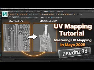 UV Unwrapping a Detailed Fantasy Sword in Maya 2025 | Clean & Pro Workflow