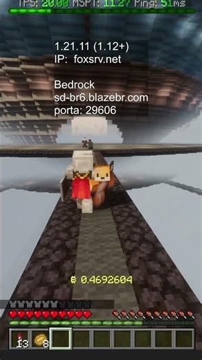 Servidor SMP Brasileiro #br #minecraft #gaming Semi Anárquico #mc